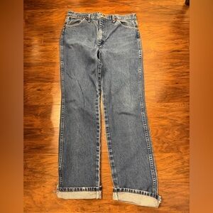 Wrangler Cowboy Cut Slim Fit Jeans Size 33x34